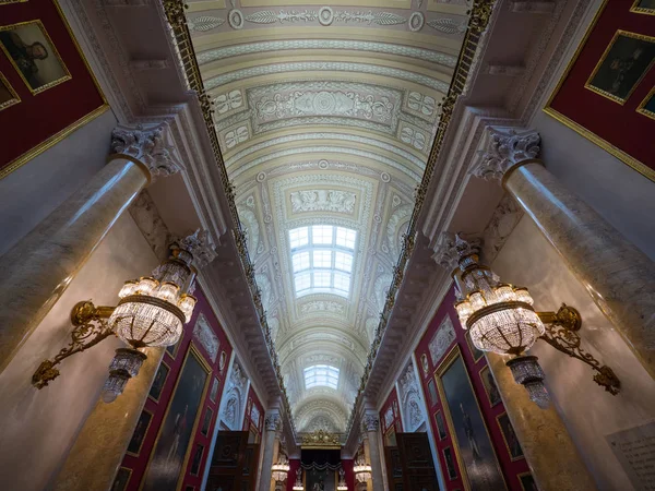 Saint Petersburg Circa May 2018 Winter Palace Interior View Ceiling — Stock Photo, Image