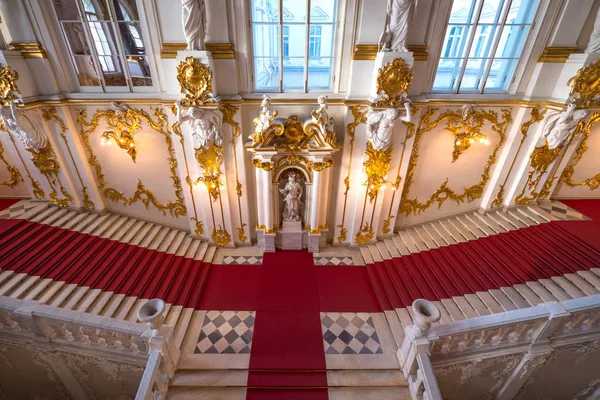 San Petersburgo Circa Mayo 2018 Palacio Invierno Vista Interior Con — Foto de Stock