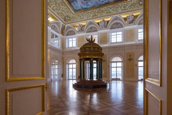 Saint Petersburg Circa May 2018 Winter Palace Interior View Ceiling — Stock Photo, Image