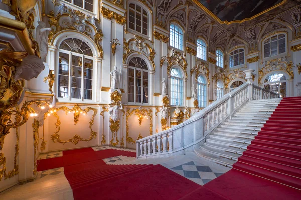 Saint Petersburg Circa May 2018 Winter Palace Interior View Staircase — Stock Photo, Image