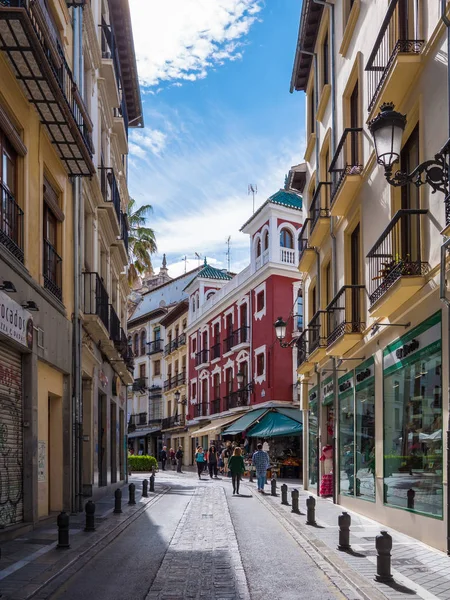 Granada Spain Circa June 2018 View Typical Street City — Stock Photo, Image