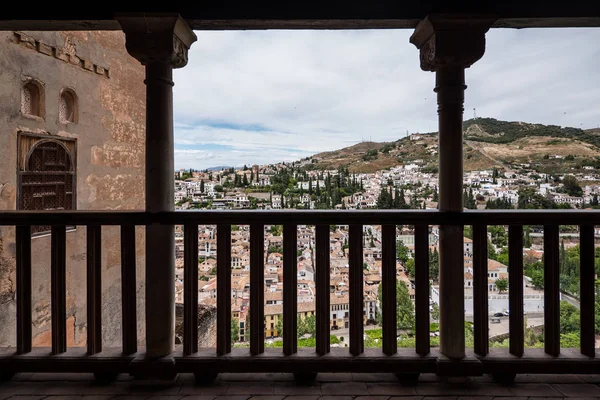 Granada Hiszpania Circa June 2018 Alhambra Palace Unesco Granada Andaluzja — Zdjęcie stockowe