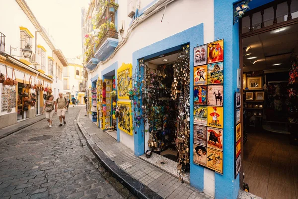 Cordoba Spain June 2018 Souvenir Shops Charming Narrow Streets Cordoba — Stock Photo, Image