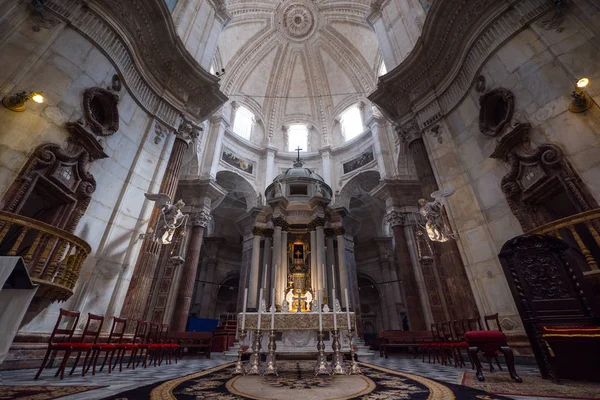 Cádiz Španělsko Kolem Června 2018 Vnitřní Pohled Katedrálu Andalusii Španělsko — Stock fotografie