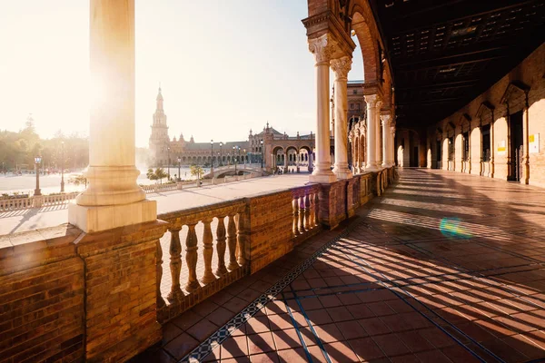 Plaza Espana Place Espagne Construite 1928 Est Exemple Architecture Régionaliste — Photo