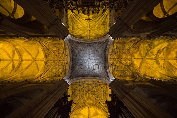 Cordoba Espanha Circa June 2018 Vista Interior Teto Dentro Catedral — Fotografia de Stock