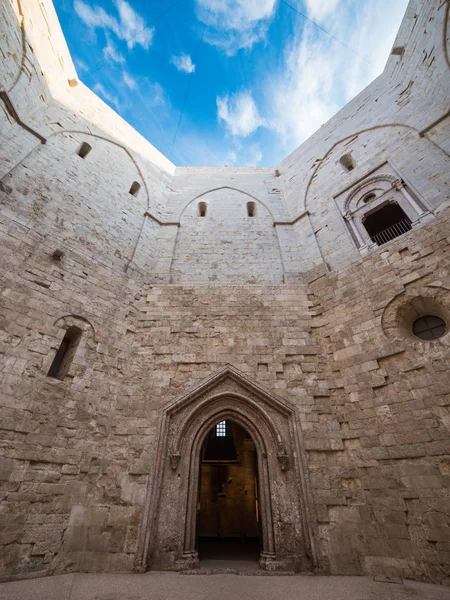 Andria Italy July 2018 Castel Del Monte Inner Courtyard Its — Stock Photo, Image