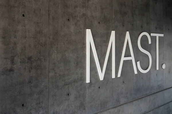 Bologna Italy September 2018 Mast Museum Mast Stands Manifattura Arti — Stock Photo, Image