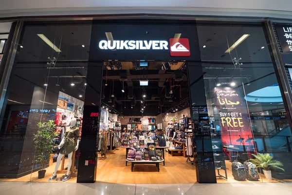 Dubai Oktober 2018 Quiksilver Store Entry — Stockfoto