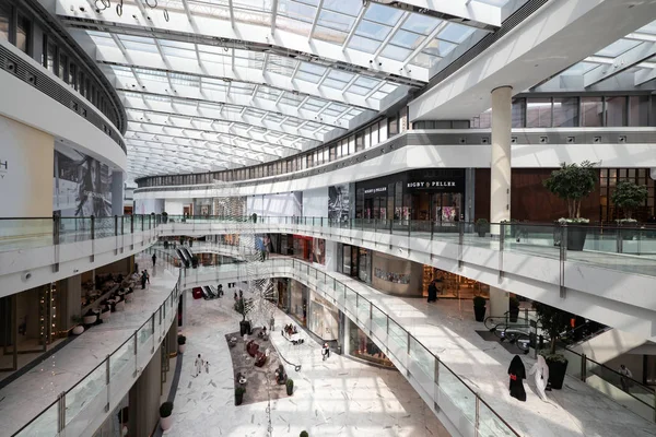 Dubai Outubro 2018 Vista Interior Fashion Avenue Dentro Dubai Mall — Fotografia de Stock