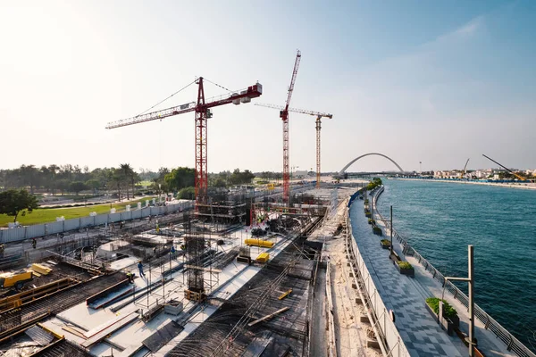 Vue Urbaine Des Appartements Résidentiels Dubaï Eau — Photo