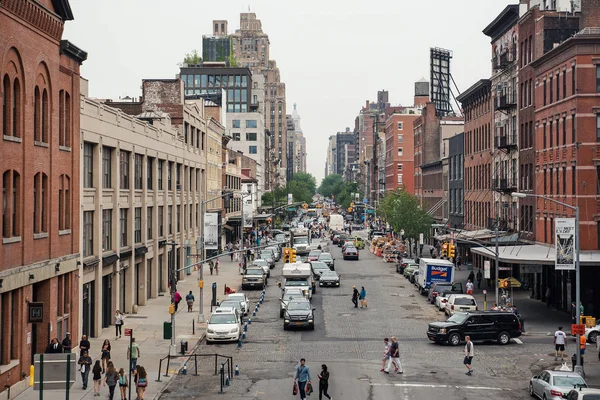 New York Mei 2015 Street View Vanuit Het High Line — Stockfoto