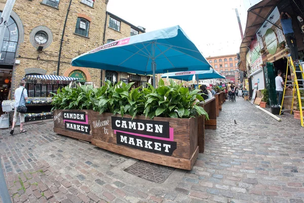 London Egyesült Királyság Június 2015 Camden Town Market Híres Alternatív — Stock Fotó