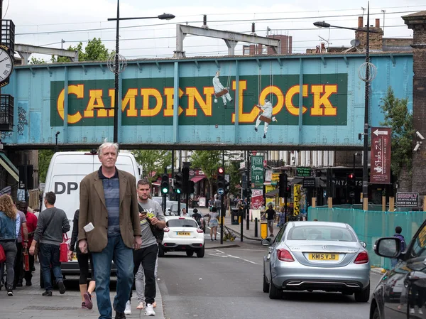 London United Kingdom June 2015 Camden Town Market Famous Alternative — Stock Photo, Image