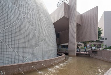 Hong Kong, Çin - 25 Kasım 2015: Hong Kong Uzay Müzesi. Th