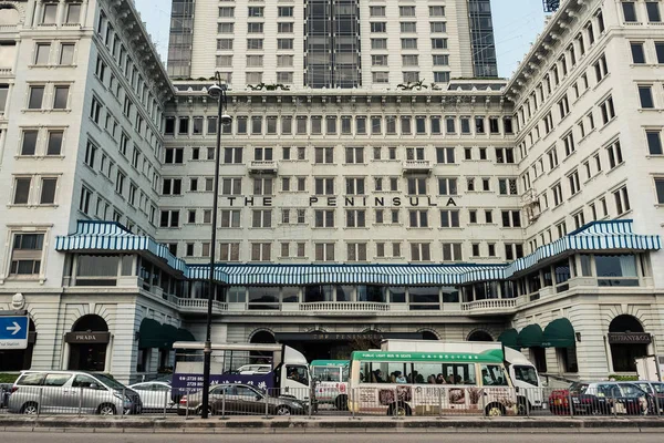 Hong Kong Kina November 2015 Halvön Berömd Kolonial Stil Lyxhotell — Stockfoto