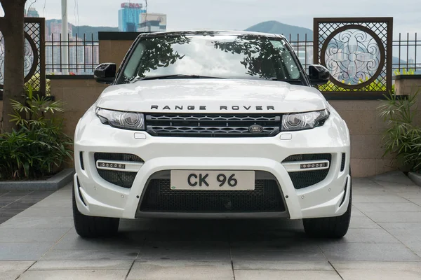 Hong Kong, Kina-november 26, 2015: Range Rover Evoque front v — Stockfoto