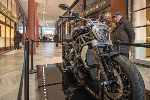 Bologna Italien Januar 2016 Die Neue Ducati Diavel Ducati Motor — Stockfoto