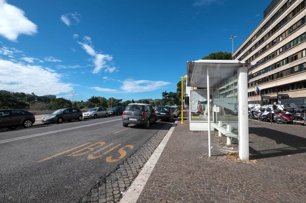 Rom Italien Circa Oktober 2016 Laurentina Eur Busstation Nätverket Öppnades — Stockfoto