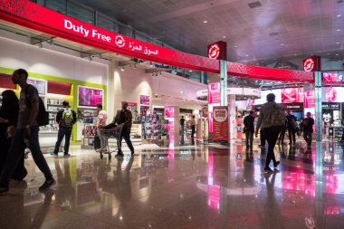 Dubai, Bae - Circa March, 2017: Duty free'deki ler