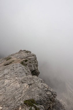Ünlü Dolomites dağlarının manzara manzarası, İtalya