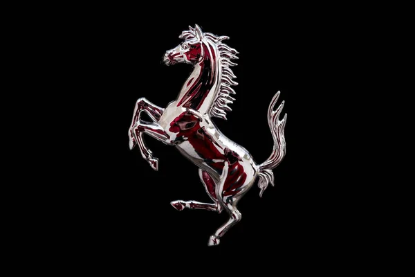 Kyoto Japan March 2017 Ferrari Horse Logo Symbol Ferrari Italian — Stock Photo, Image