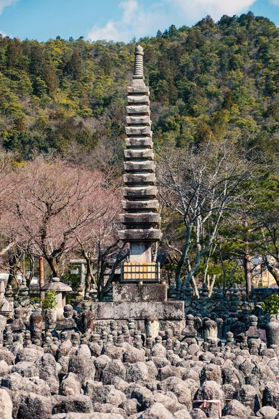 Veduta Panoramica Della Tombstone Arashiyama Kyoto Giappone — Foto Stock