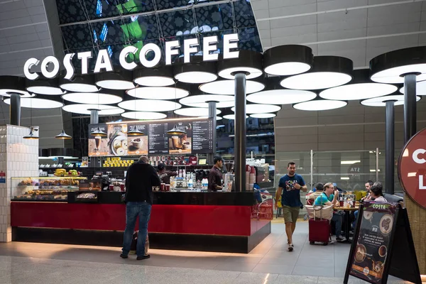 Dubai Vae Circa Maart 2017 Costa Coffee Dubai International Airport — Stockfoto