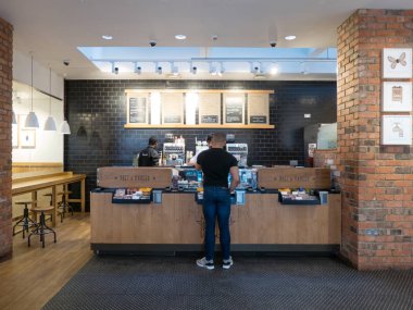 LONDON, UNITED KINGDOM - CIRCA MAY, 2018: Pret A Manger restaurant
