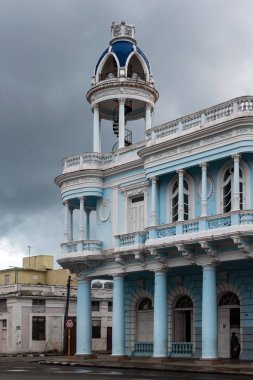 Ferrer Sarayı binası. Cienfuegos, Küba.