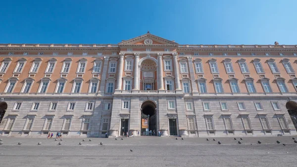 Reggia Caserta Kungliga Palatsets Fasad Och Trädgård Caserta Italien — Stockfoto