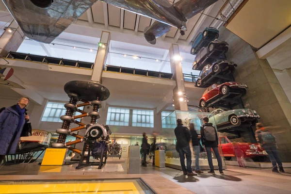 Londres Reino Unido Janeiro 2018 Vista Panorâmica Interior Museu Ciência — Fotografia de Stock