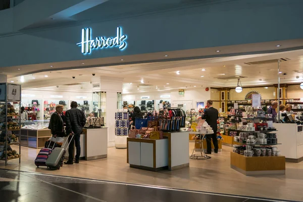 London Mai 2018 Harrods Shop Flughafen Gatwick — Stockfoto