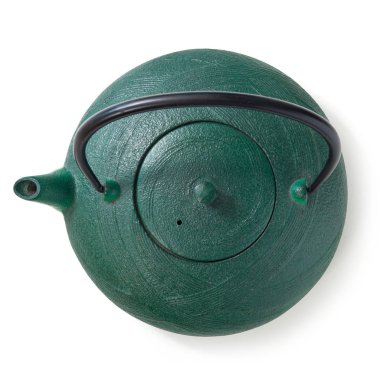 Beyaz arka plan üzerinde izole geleneksel Japon çaydanlık