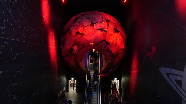 Londres Circa Janvier 2018 Vue Intérieure Musée Histoire Naturelle Les — Video