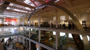 London, Büyük Britanya - Ocak, 2018 yaklaşık: Ana Salon içinde Bilim Müzesi Güney Kensington müzenin parçası olarak 1857 yılında kuruldu.