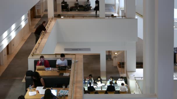 London May 2018 British Library Interior View National Library United — Stockvideo