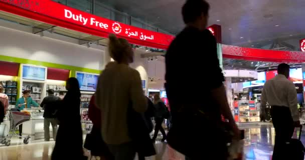 Dubai Émirats Arabes Unis Circa Mars 2017 Aéroport International Dubaï — Video