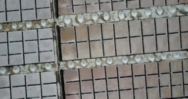 Lanzarote Adası 'ndaki ana tuz üretimi Salinas de Janubio sineması. Kanarya Adaları, İspanya, Avrupa.