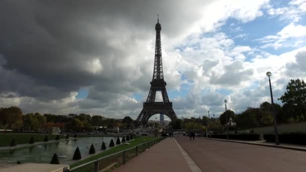 Πύργος Του Άιφελ Παρίσι Γαλλία — Αρχείο Βίντεο