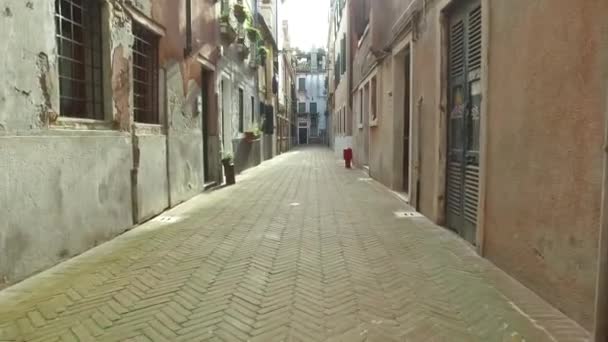 Typisk Gata Venice Italy — Stockvideo