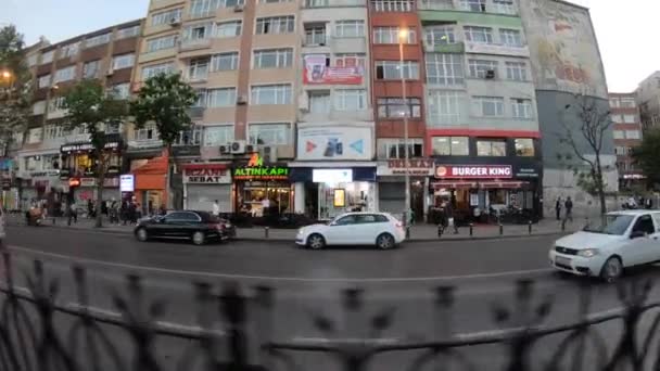 Istanbul Turkey April 2018 Driving Streets Istanbul — Video Stock