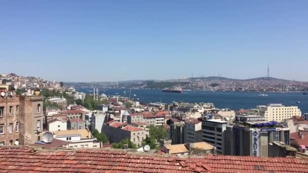 Istanbul Turkey April 2018 Panoramic View Istanbul — Video Stock