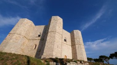 Ortaçağ taşı Castel del Monte, Apulia, İtalya 