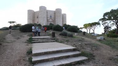 Ortaçağ taşı Castel del Monte, Apulia, İtalya 