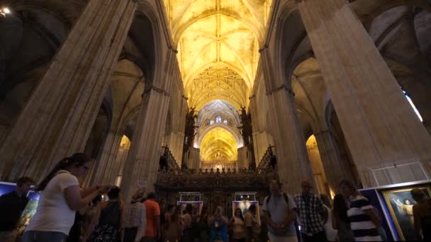 Cordoba Spain June 2018 Interior View Ceiling Cordoba Cathedral Andalusia — 图库视频影像