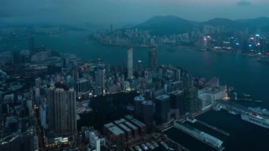 Bangkok şehrinin hızlandırılmış görüntüleri