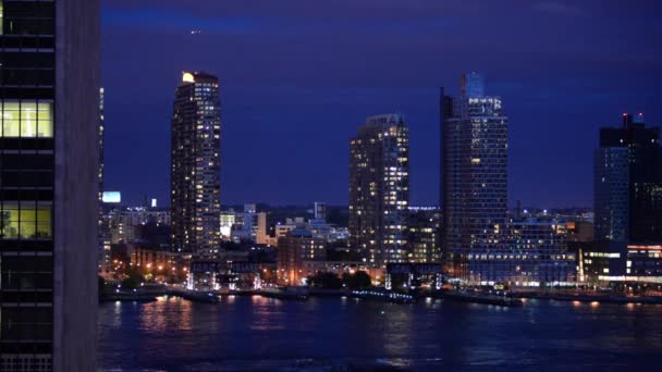 Ciudad de Nueva York Manhattan skyline — Vídeos de Stock