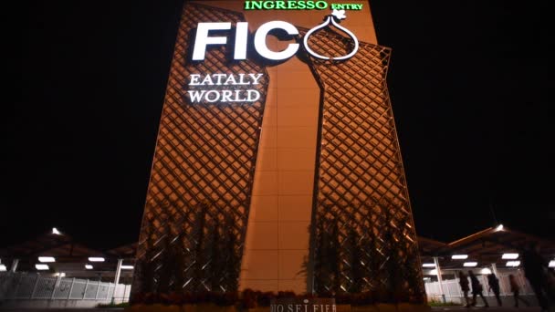 Bologna Italia Circa Dicembre 2017 Fico Eataly World Totem All — Video Stock