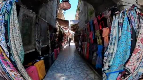 Istanbul Turkey Circa April 2018 Pasar Tertutup Terbesar Dan Tertua — Stok Video